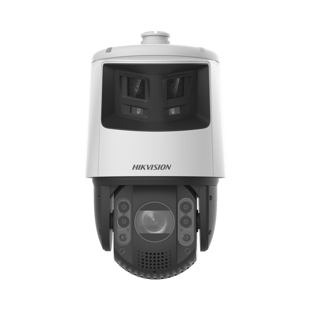 [TandemVu] Domo PTZ IP 4 Megapixel con Cámara Panoramica 6 Megapixel / 32X Zoom / 200 mts IR / 30 mts Luz Blanca / ACUSENSE / IP66 / Alerta Audible y Luz Estroboscopica / Hi-PoE / I/O Alarmas / Ultra Baja Iluminación / Micro SD